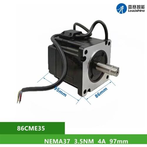 NEMA37 Leadshine 86CME35 3.5Nm 4A Closed loop stepper 2 phase Shaft Diameter 14mm