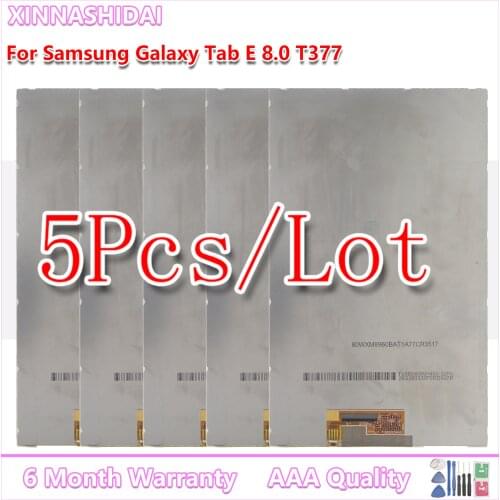 5pcs/For Samsung Galaxy Tab E 8.0 SM-T377 T377 LCD Display Replace Screen
