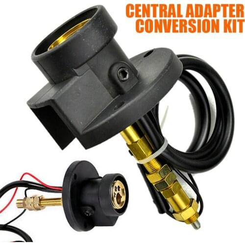 Connector Adapter Socket Plastic Central Adapter Conversion Kit Sleeve Flange Threaded Rod for Car MIG/MAG Welding Machines
