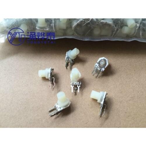 Glass glaze Adjustable resistance Trimmer resistance Potentiometer 083 Vertical 1K 102 with handle Free shipping Hot sale