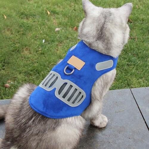 Reflective Pet Dog Harness Vest for Small Medium Dogs Adjustable Dog Harness and Leash Set Puppy Walking Chain Lead #U