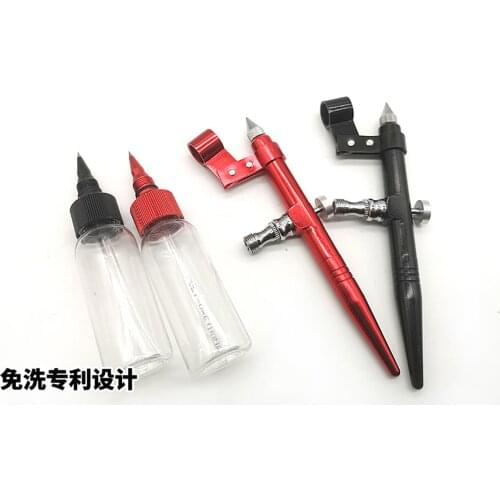 Mini Airbrush With Bottle Gundam Military Model Painting Tools Color Spray No Need To Clean