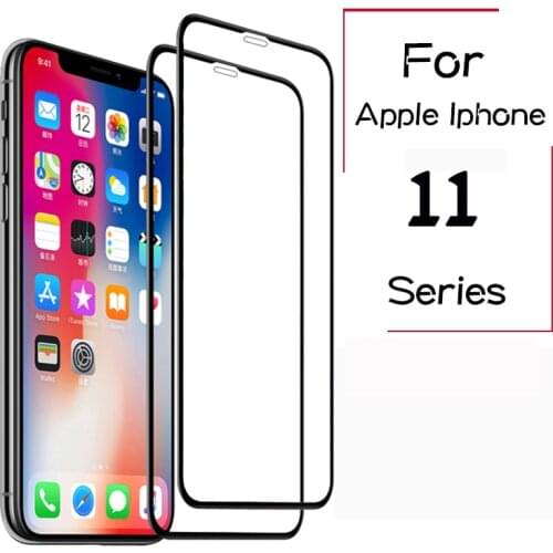 2 PCS Protective glass For Apple iPhone 11 12 13 Pro Max Screen Protector Film for iphone ifone ihone 12 13 mini Tempered Glass