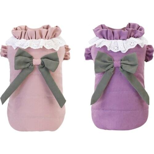 Pet Dog Winter Thicken Warm Jacket Puppy Cotton Outdoor Jumpsuits Coat For French Bulldog Teddy Costume Overalls