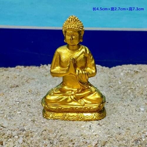 Golden Buddha as coming Buddha Maitreya Buddha Amitabha Buddha Shakyamuni Buddha Shakyamuni Psychological sand table sand