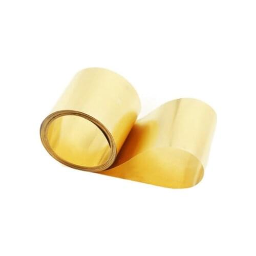 1PC 0.1/0.15/0.2/0.3/0.4/0.5/0.6/0.8mm x 200mm x500mm Brass Metal Thin Sheet Foil Plate Thick