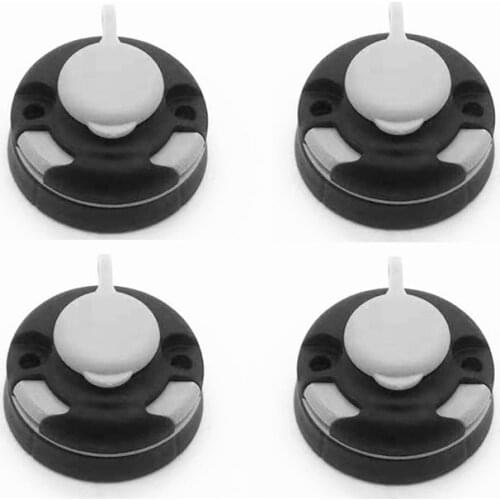 4Pcs Boat Kayak Fishing Rod Holder Mount Base Pole Frame Nylon Base Fixing Screws Fixing Parts for Inflatable Boat Kayak