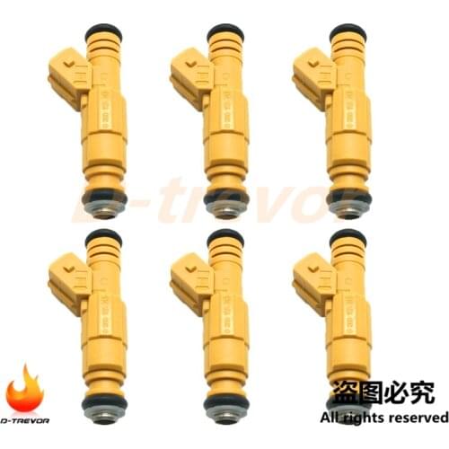 6Pcs 0280155746 Fuel Injectors TJ XJ YJ ZJ US For Jeep Cherokee Grand Cherokee