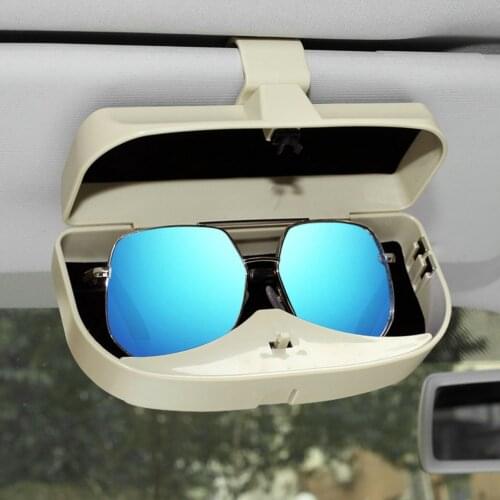 Car Glasses Storage Box Sunglasses Carrying Case Hard Case Protective Box Universal Protect Box Holder Eyewear Accessories