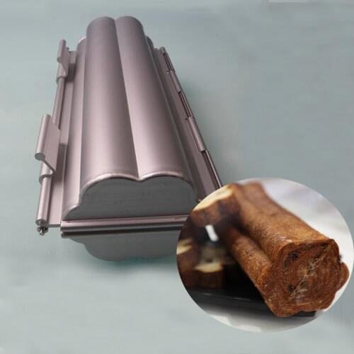 Plum Blossom Flower Aluminium Anodizing Shape 30.5cm Long Toaster Smooth Wall Metal Mold Bread Toast Maker Cake Mould