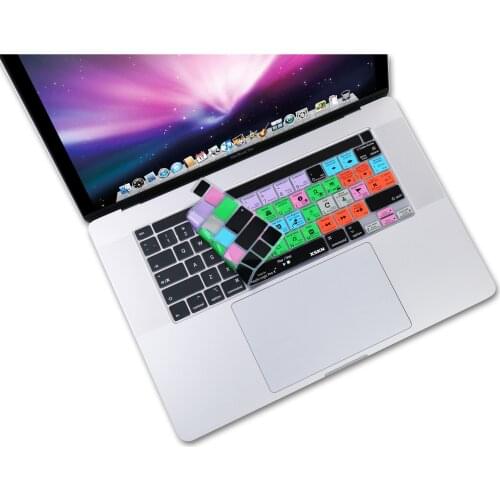XSKN Logic Pro X Shortcuts Keyboard Cover Skin for New MacBook Pro 13.3/16 inch with Touch Bar Model A2141 A2338 M1 A2251 A2289