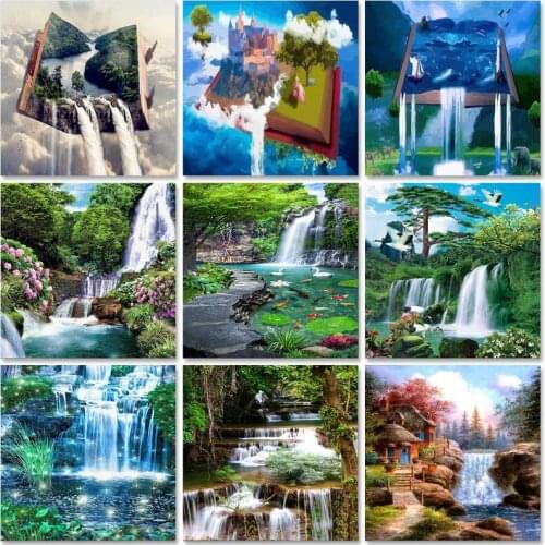 Landscape Digital Home Deco Home Decoration painting art print poster mural family bedroom wall decoration Kitchen No Frame