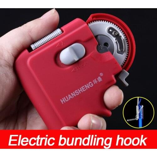 Electric hooker Fully automatic fast fishing hooker Fishing gear fishing supplies knotter strapping device