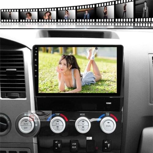 Gerllish 10.1 inch Car GPS Navigation For Toyota Tundra 2007-2013 Sequoia 2008-2018 audio vehicle radio stereo Android DVD
