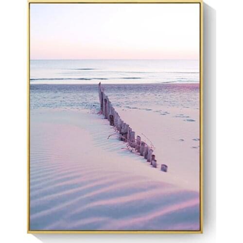 Nordic Style Canvas Painting Coconut Trees Sea View Print Home Decoration Wall Art Picture Watercolor Living Room Modular Poster