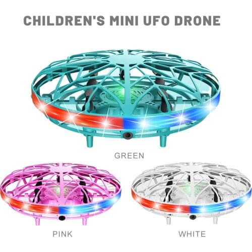 Mini Drone UFO Infrared Sensing Control Flying Toy Hand Manual Control 360 Rotaion USB Rechargebale Drone For Children Gift