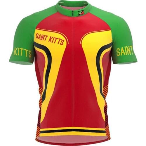 2021 New SAINT KITTS Summer Multi Types Cycling Jersey Team Men Bike Road Mountain Race Riding Bicycle Wear Bike clothing Quick