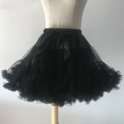 2018 New Arrival Wholesale In Stock Girls Petticoat Skirts Tutu Tulle Crinoline Underskirt Hot Sale