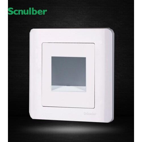 New Design 86 Embedded foot lights corner stair step Led wall Footlights lamps wall switch