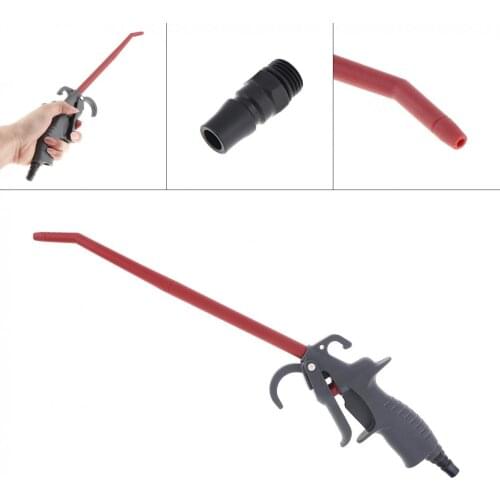 Luxury-type Plastic Steel Long Nozzle Pneumatic Blowing Dust Gun with Press Type Switch and Quick Connector
