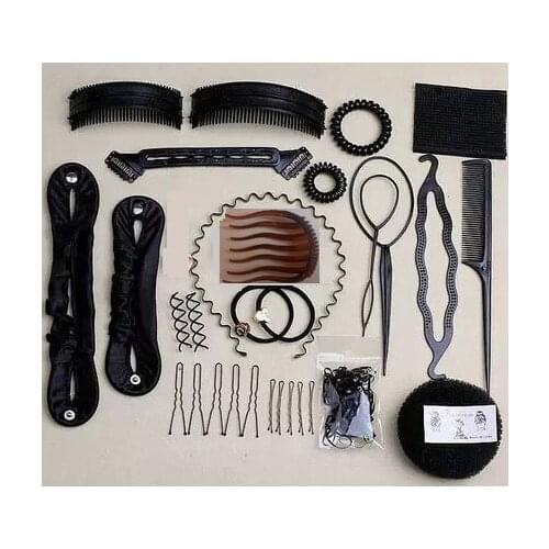 2018 Hair Band Comb Hairpin Rubber Device Hair Styling Accessories hot sale fashion hair style tools Suit 20 different type/set