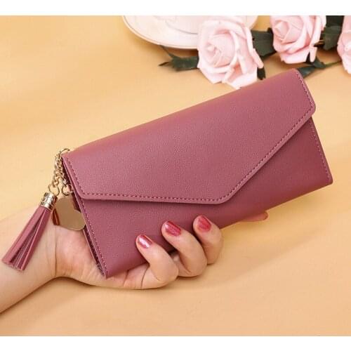 Luxury Designer Women Wallets 2021 Trendy Heart-shaped Long Clutch Bag Pendant Wallet Multifunctional card holder Coin Purse
