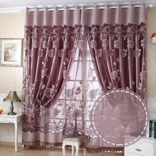 Sheer Gardinen Salon Gordijnen Cocina Zaslony Firanki Bedroom Cortinas De Luxo Para Sala For Living Room Rideaux Luxury Curtains