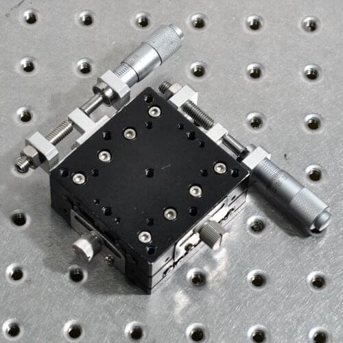 Manual XY axis PHL-662SR-OC integrated mobile fine-tuning displacement adjustment table 60*60mm aluminum