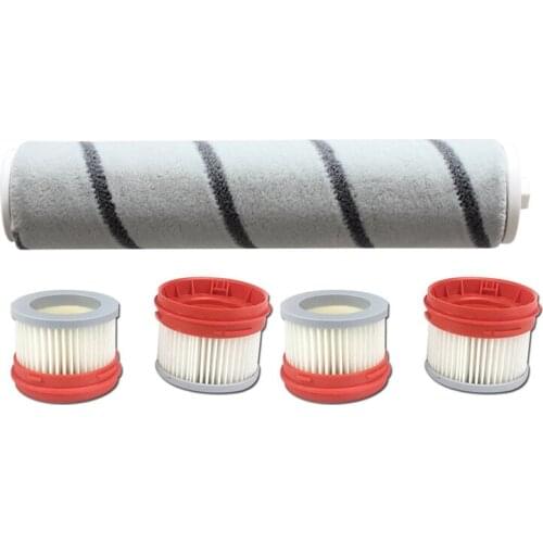 Hepa Filter Replacement for Xiaomi Dreame V9 V9P V10 Handheld Cordless Vacuum Cleaner Filter Parts Roll Brush Accessorie