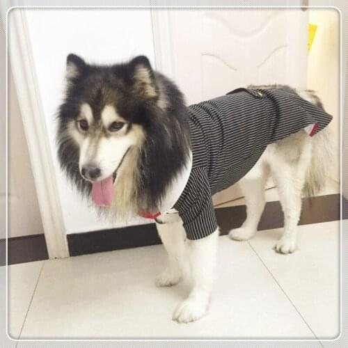 Dog Wedding Suit Tuxedo Cat Puppy Small Big Large Dog Clothes Outfit Garment Pet Clothing Coat Jacket Gentleman Dog Costumes