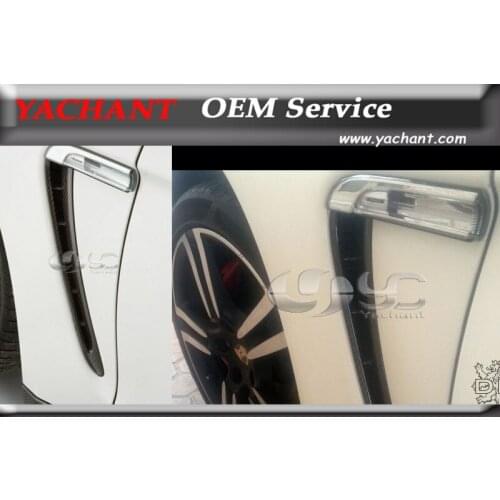 Car-Styling Carbon Fiber Exterior Trim Fit For 2010-2013 Panamera 970 DM Style Side Wing Vents
