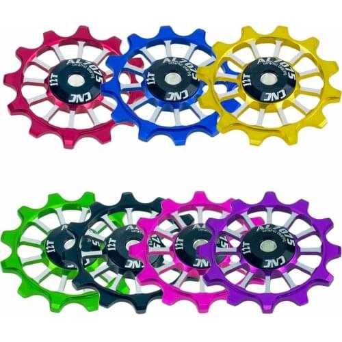 12T Bike Narrow wide Ceramic Bearing Derailleur Pulley Alloy Rear Derailleur Guide For shimano sram Jockey Wheel Bicycle Part