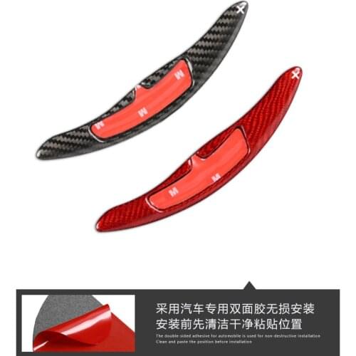 Carbon Fiber Car Steering Wheel Paddle Shifter Shift Extension For Porsche Macan Cayenne 718 911 918 Panamera Accessories