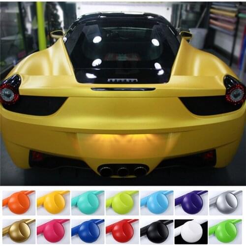 Hot Sale 152cm x 10/20/30/50cm Vinyl Wrap Plating Matte Ice Sticker Waterproof Stain Anti-UV Decorative Auto Film Motocycle PVC