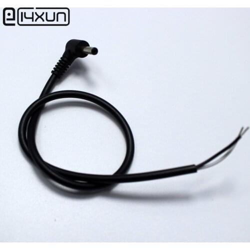 1pcs 3.5*1.35mm 90 Degrees DC Power Plug with 30cm Cable Black Charging Connector 3.5x1.35mm Plugs for Digital Audio