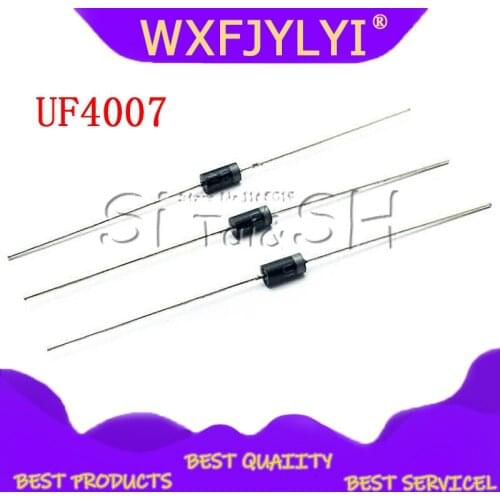 100PCS Rectifier Diode 1A 100 0 V DO-41 UF4007