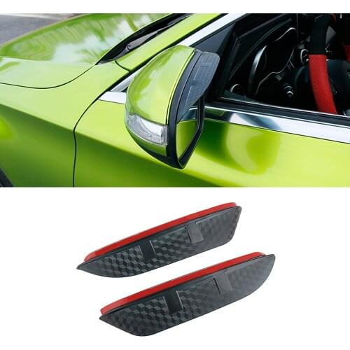 For Mercedes-Benz GLA-Class 2014-2021 X156 H247 2PCS Car Side Rearview Mirror Rain Eyebrow Visor SunShade Guard Auto Accessories