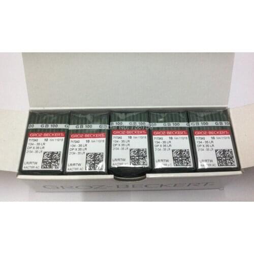 500 pcs pack original Groz Beckert sewing needles 134-35 LR DP X 35 LR 2134-35 LR 717242 wholesales offered by store 736750