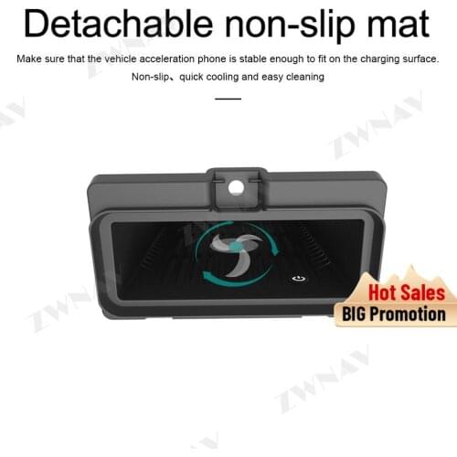 QI car Fast wireleess charger for Toyota Fortuner 2017 2018 2019 Intelligent Infrared Fast Wireless Charging Car Phone Holder