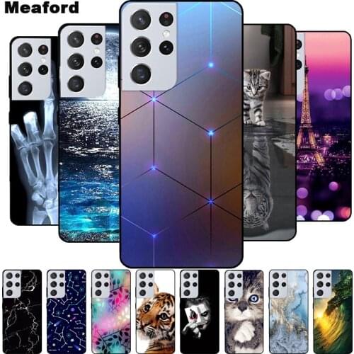 For Samsung S21 Ultra Case Shockproof Soft silicone TPU Back Cover For Samsung Galaxy S21 Ultra Phone Cases S21Ultra 5G 2021