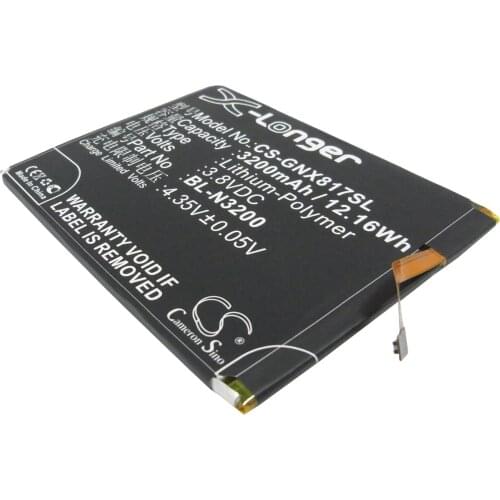 CS 3200mAh / 12.16Wh battery for GIONEE X817 BL-N3200