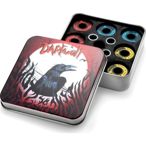 DarKwolF 8Pcs Skateboard Ball Bearings ABEC-11 608GS Deep Groove Raceway Wheel Bearing Skating Chrome Steel Bearing Steel