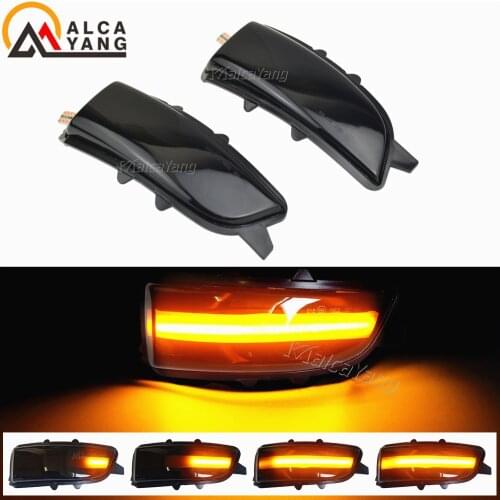 For Volvo C30 C70 S40 S60 V40 V50 V70 2008-2010 Dynamic Turn Signal Light LED Side Mirror Sequential Indicator Blinker Lamp