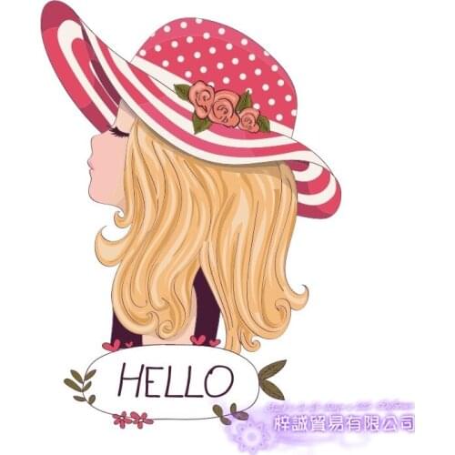 Clothing Store Fashion Lady Girl Glass Wall Sticker Decoration Clothing Store Decal Cloakroom Showcase Decor Clothing Shop Decal