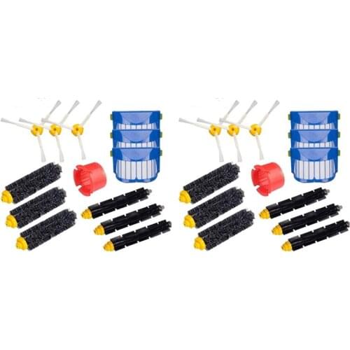 Replacement Accessories Kit 26 Pcs for IRobot Roomba 600 Series 675 690 671 652 650 620 Vac Part Filter Roller Brush