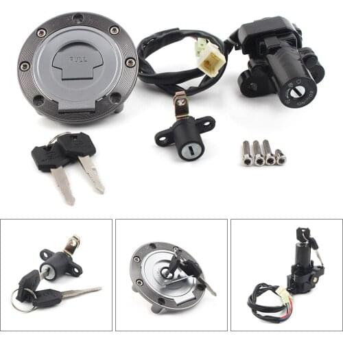 Motorcycle Ignition Switch Seat Lock Assembly Fuel Gas Tank Cap W/ Keys For Yamaha MT03 MT09 FZ1/S/N FZ1000 YZF R1 R6 XJ6/F/N