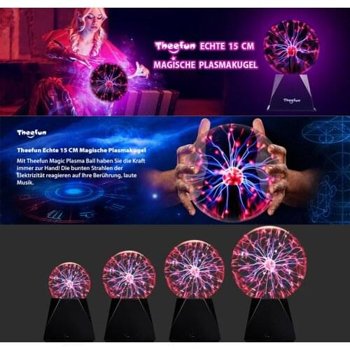 Plasma Ball Lamp Party Lights Crysta Ball Ion Nebula Sphere Atmosphere Lamps Home Room Decor Night Light Plasma Lamp