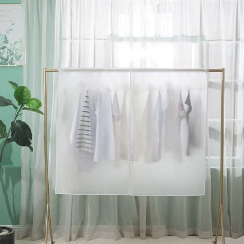 Transparent White Household Clothes Dust Cover Bedroom Floor Hanger Hanging Type Moisture-Proof Dust-Proof Bag Cover Towel