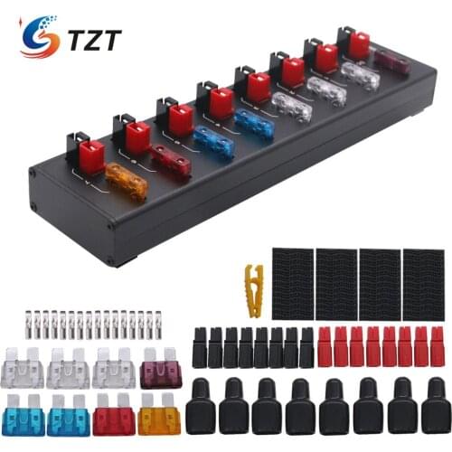 TZT AP-8 8-Port 40A Connector Power Splitter Distributor Source Compatible with Anderson Powerpole AP-8