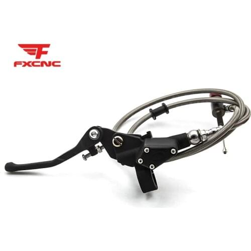 Motorcycle Master Cylinder Reservoir Clutch Lever 125cc-250cc 150cc 200 Motorcycle Hydraulic Clutch Lever with 1200mm Line 7/8"